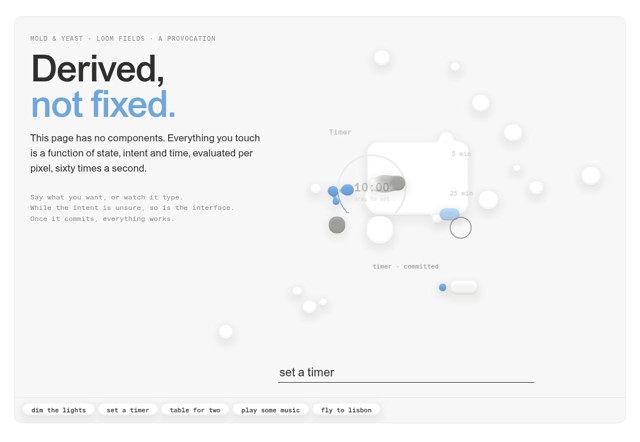 Derived, Not Fixed